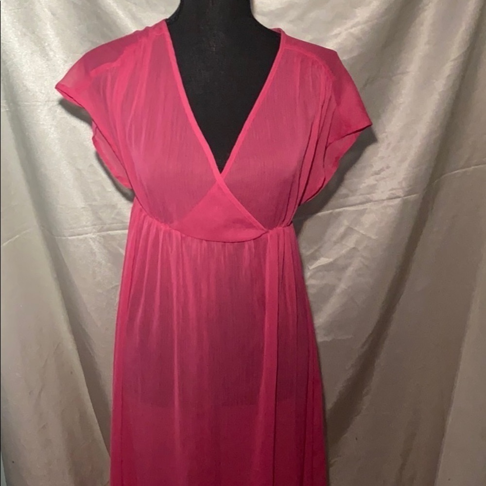 Fushia Beach Coverup Old Navy - Picture 6 of 6